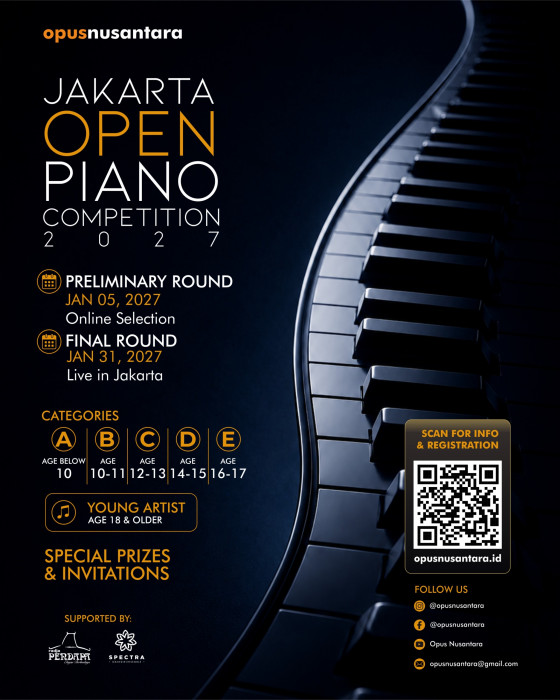 Jakarta Open Piano Competition 2027